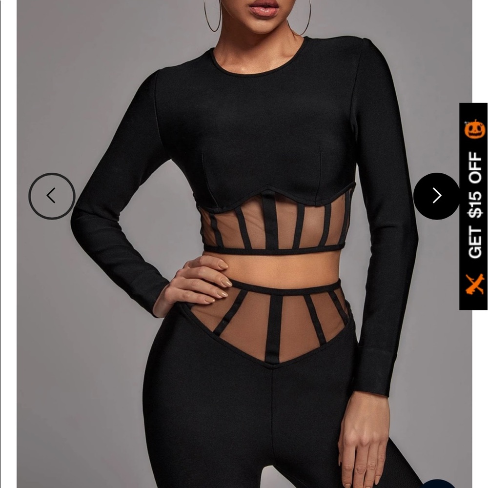 Black Bella Barnett jumpsuit size 6